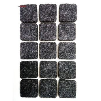 Podkładki Filcowe Pod Krzesła - 45 Sztuk - Czarne - Kwadrat - Producent Hurtownia